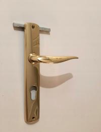 Klamka do drzwi mosiężna wkładka ZŁOTA klamka drzwiowa pod wkładkę 72