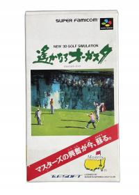 New 3D Golf Simulation Harukanaru Augusta SFC NTSC-J *BOX*