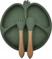 Детская силиконовая тарелка тарелка присоска для ребенка набор ребенок