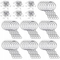250 sztuk 25mm z wkrętem łańcuszkowym kołek oczkowy do rzemiosła