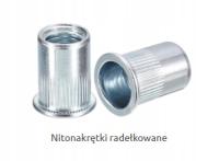 Заклепочная цилиндрическая Гайка из нержавеющей стали с короткой головкой M8 50 шт.