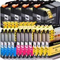 16× 16 TUSZE LC-525 XL LC-529 XL DO DRUKARKI BROTHER MFC-J200 DCP-J100 DCP-J105