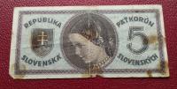 5 KORON SŁOWACJA 1945 ser.A048 st.5