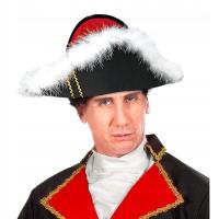 KAPELUSZ NAPOLEONA NAPOLEON CZARNY Z PIÓRAMI CZAPKA NAPOLEOŃSKA DODATEK