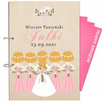 ALBUM BOHO PREZENT DLA PRZYJACIÓŁKI WIECZÓR PANIEŃSKI IMIĘ DATA MIX WZORY