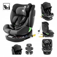Fotelik dziecięcy obrotowy 360° z bazą Tulano szary i-Size ISOFIX 40-150 cm