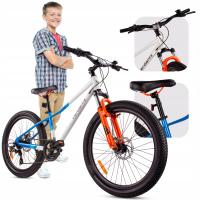 Горный велосипед MTB 24 дюйма для мальчика унисекс Shimano 7 передач амортизатор