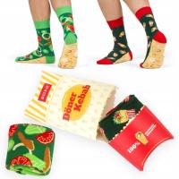 SOXO skarpety męskie kebab w pudełku 2pak śmieszny prezent dla faceta 40-45