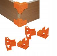 Zestaw 6 szt. przyrząd stolarski do łączenia płyt pod kątem 90° – meble DIY