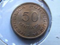 TIMOR KOL PORT 50 CENTAVOS 1970 ROK HOLDER !!!!!!!