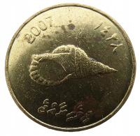 МАЛЬДИВЫ 2 RUFIYAA 2007 AUNC-ТОЧКИ