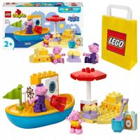 LEGO Duplo 10432 Свинка Пеппа и лодка круиз корабль большие строительные блоки для 2 3 4 года