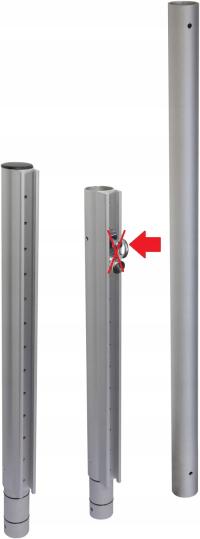 Windhager 10703 Maszt Stalowy Regulowany do Plandeki 242,5 cm