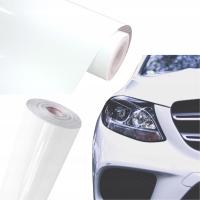 Folia odcinek matowa gładka biała 1,52x0,1m