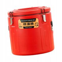 Wytrzymałe izolowane wiaderko na lód ze stali nierdzewnej Dropproof silikonowa uszczelka 50L