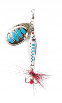 Вертушка для окуня форели щуки с рыбой Lucky John Trian Blade № 2