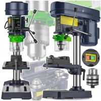 WIERTARKA PIONOWA STOŁOWA 1600W+IMADŁO MASZYNOWE DO METALU DREWNA ŚLUSARSKA