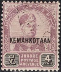 Malaya/Johore 4 c.