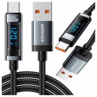 Кабель ESSAGER USB-USB Type C 2 м Черный