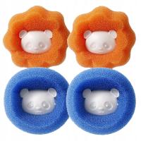 MAGICZNE KULKI KULE DO PRANIA NA SIERŚĆ WŁOSY DO PRALKI ANTYKŁACZKI 6szt