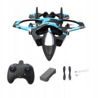 Samolot szybowiec RC Gotowy do lotu ze światłem Przenośny pilot niebieski