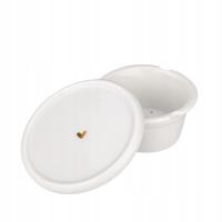 Кружка для заварки 300 мл с крышкой фарфоровый чай травы подарок