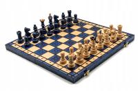 Шахматы жемчужные большие синие / элегантные шахматы / традиционные шахматы / Шахматы