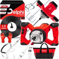 MIESZADŁO DO KLEJU BETONU ZAPRAW FARB ELEKTRYCZNE 2x MIESZALNIK MIESZARKA