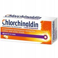 Chlorchinaldin VP gardło bakterie porzeczka 40x