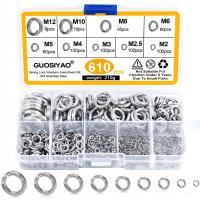 ZESTAW 610X PODKŁADKI SPRĘŻYNOWE M2,2.5,3,4,6,7,8,10,12 BLOKADA URZĄDZEŃ