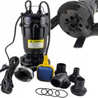 Мощный поплавковый насос для септической воды с измельчителем и режущим ножом