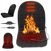 КОМПЛЕКТ ДЛЯ ПОДОГРЕВА СИДЕНЬЯ АВТОМОБИЛЯ 12В РЕГУЛЯТОРОМ ТЕМПЕРАТУРЫ ЧЕРНЫЙ