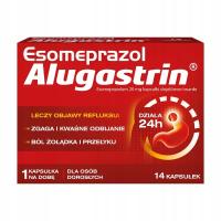 Esomeprazol Alugastrin, 20 mg, kapsułki dojelitowe twarde,14 sztuk
