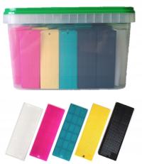 250 шт. прокладки пластиковые монтажные клинья 32 мм 1-5 мм ведро