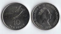 BRYTYJSKA WYSPA ŚW. HELENY 1998 10 PENCE