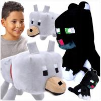 PILXELE DUŻA MASKOTKA 2w1 CZARNY KOT PIES ZESTAW DWIE MASKOTKI DLA FANÓW