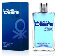 Męskie Perfumy z Feromonami 50ml Dla Mężczyzn Świeży Zapach SHS LOVE&DESIRE