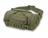 Taktyczna torba nerka saszetka biodrowa zielona Nils Camp 5L