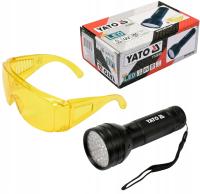 Zestaw latarka LED i okulary Yato YT-08581 + FIGOT NAKLEJKA Z LOGOTYPEM