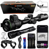 Luneta noktowizyjna HIKMICRO Alpex 4K A50EL LRF + X-HOG Pro 850/940 NM