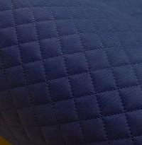 Granatowa Oxford pikowana 3x3 Materiał wodoodporny Tkanina tapicerska Mocna