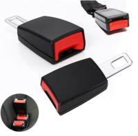 2× Klamra pasa bezpieczeństwa 2x czarna przedłużacz do fotelika dziecięcego