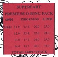 Прокладки полный набор 144 шт. толщина 0.3 мм