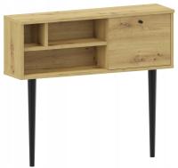 Konsola DOTTI dąb artisan do przedpokoju szafka regał na klucze drobiazgi