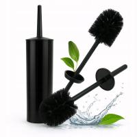 SZCZOTKA DO WC WOLNOSTOJĄCA DO TOALETY ŁAZIENKI ZAMYKANA CZARNA ELEGANCKA