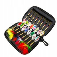 СПИННИНГОВАЯ РЫБОЛОВНАЯ ПРИМАНКА НАБОР ИЗ 16 СПИННИНГОВЫХ СПИННИНГОВЫХ ПРИМАНОК