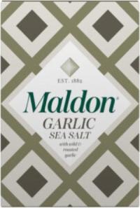 MALDON czosnkowa sól morska 100g. Garlic Sea Salt.