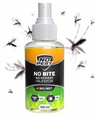 ŚRODEK SPRAY AEROZOL PREPARAT NA KOMARY I KLESZCZE 30% DEET NO PEST 100ML