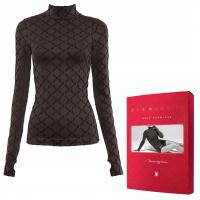 Damski Golf Monogram Zień x Gatta geometryczny wzór Mocha Brązowy