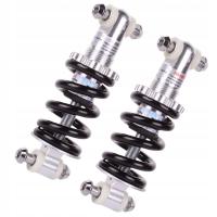 2 SZT. TYLNE AMORTYZATORY ROWEROWE SPRĘŻYNOWE Z REGULACJĄ